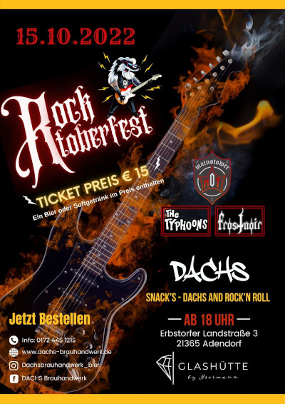 Rocktoberfest am 15.10.22 in